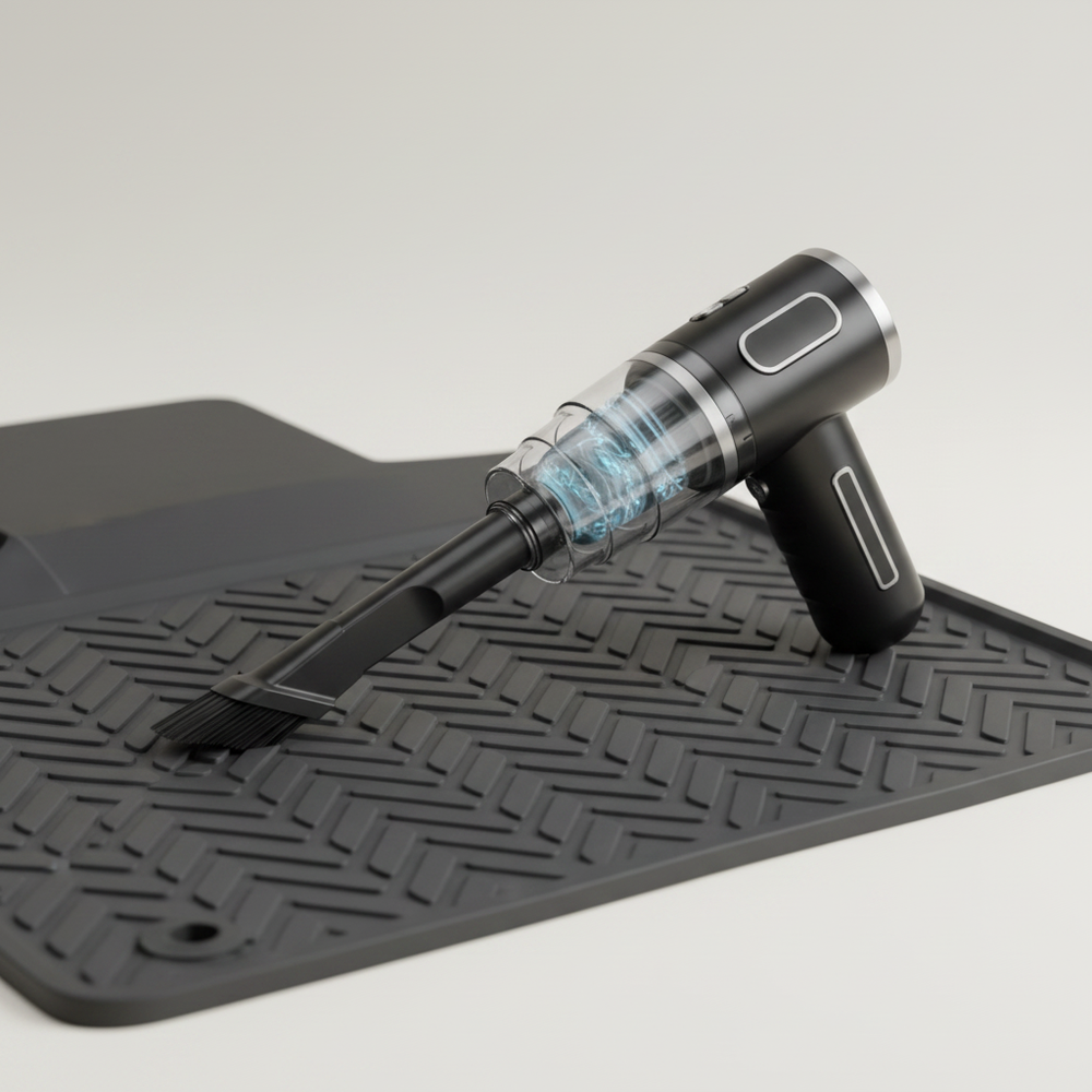After - Clean Mat with Vennly MiniVac
