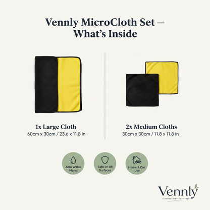 Vennly™ MicroCloth Set — 3 Pack
